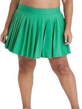 All in motion pleated flex skirt green